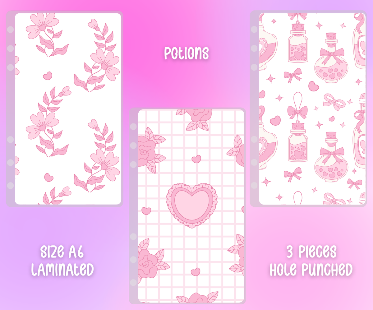 Matte Vellum Cash Envelope Set A6 - 3pcs