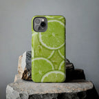 Green Citrus Lime Phone Case (Apple & Android) - Pink Sweetheart