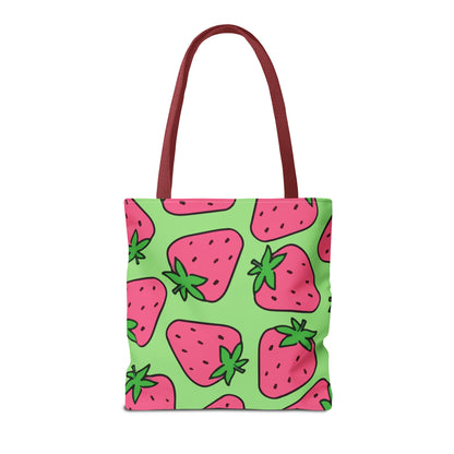 Cartoon Strawberries Tote Bag