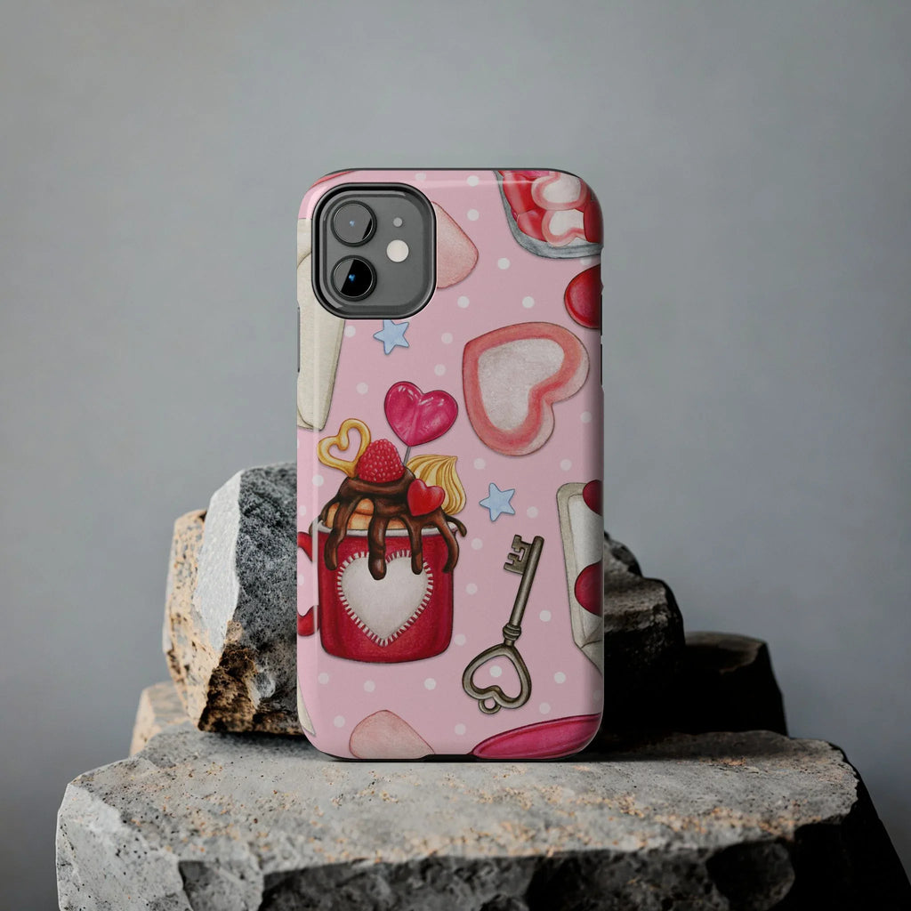 Goodies for My Sweetheart Phone Case (Apple & Android) - Pink Sweetheart