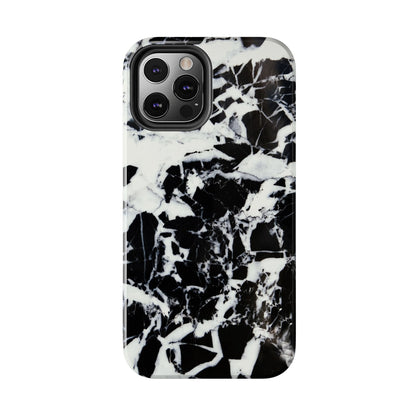 Black & White Shattered Phone Case