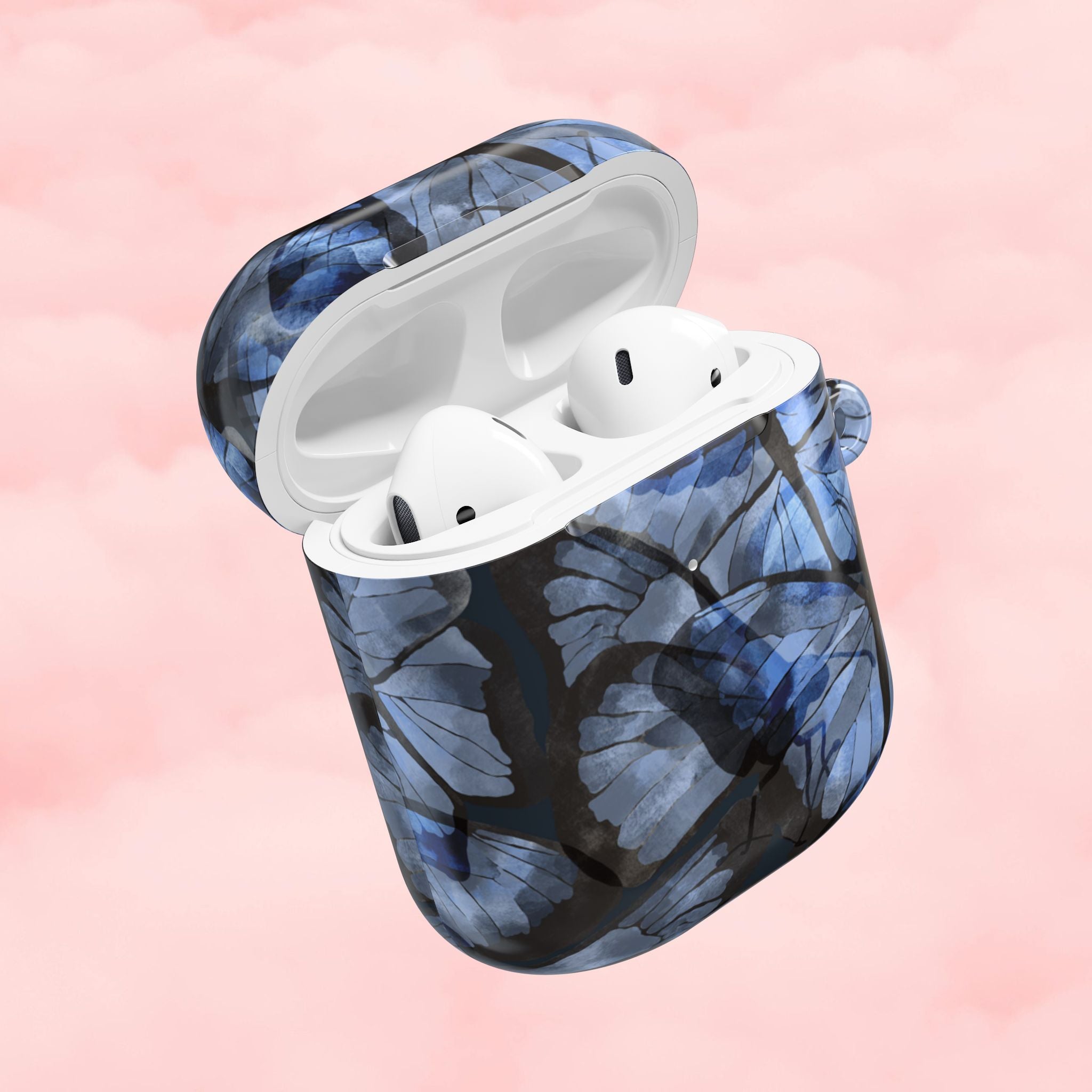 Royal Blue Butterfly AirPod Case