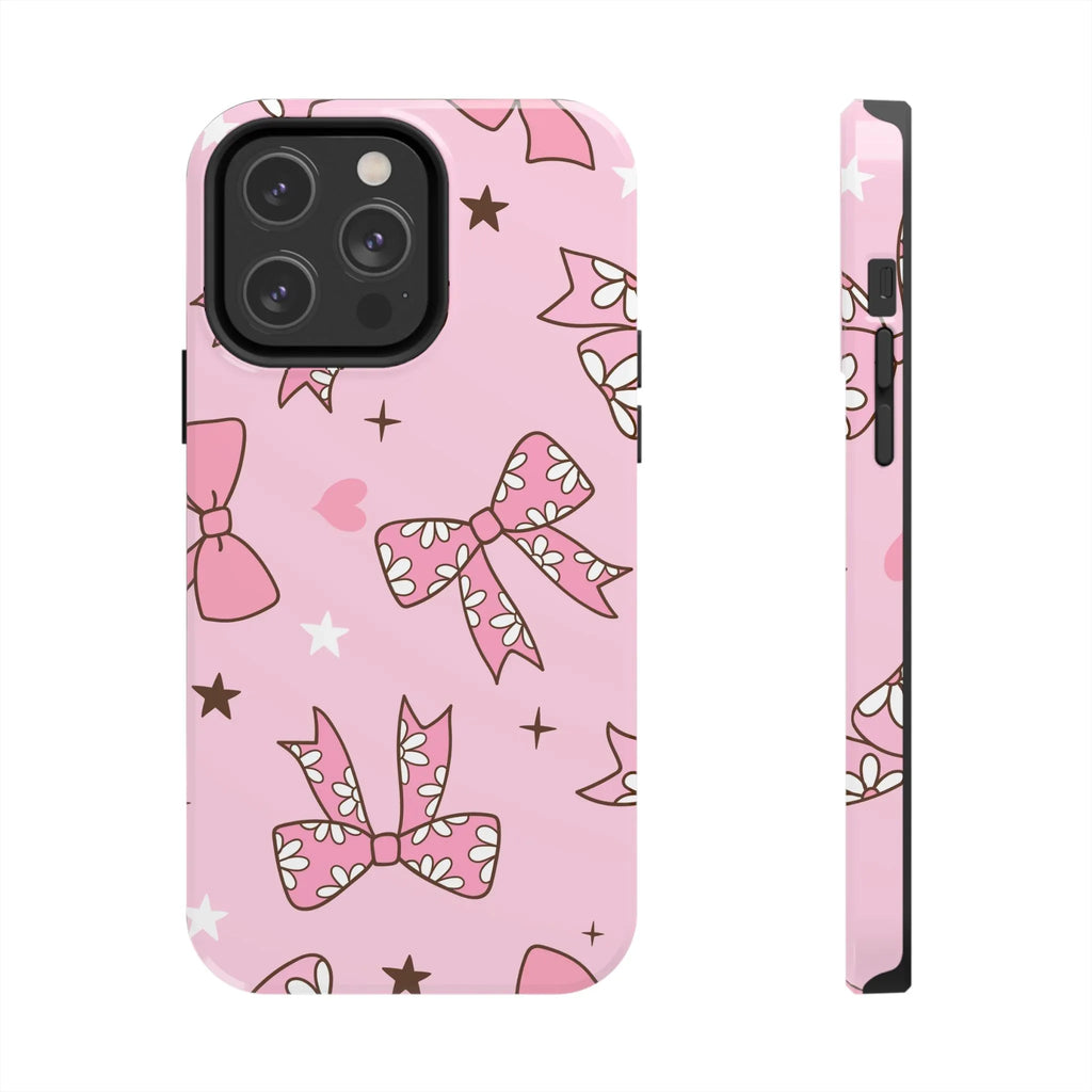 Pretty Pink Bows Phone Case (Apple & Android) - Pink Sweetheart