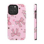Pretty Pink Bows Phone Case (Apple & Android) - Pink Sweetheart