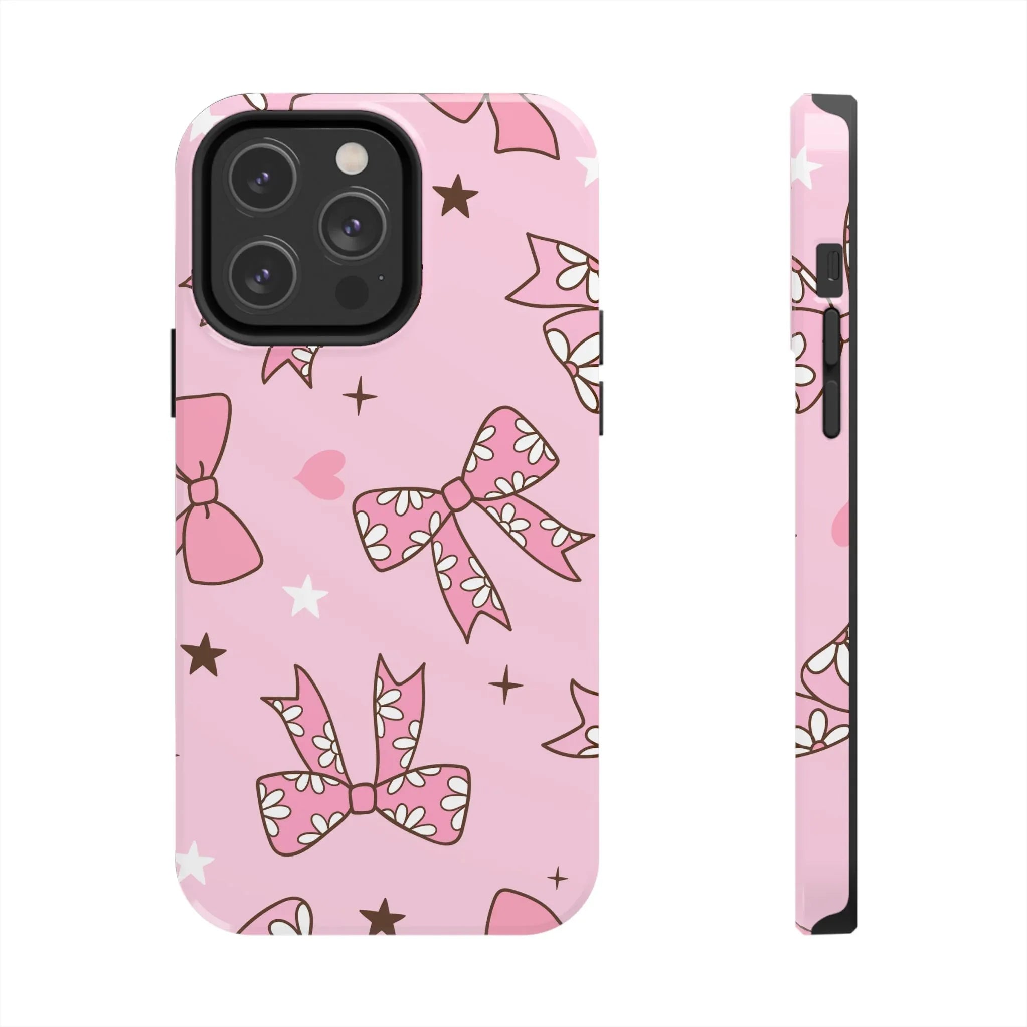 Pretty Pink Bows Phone Case (Apple & Android) - Pink Sweetheart