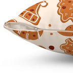 Warm Gingerbread Cookies Square Pillow
