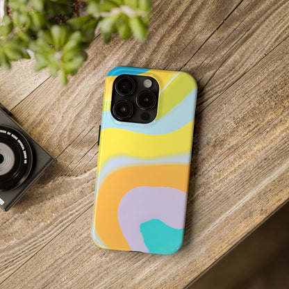 Colorful Pastel Marble Pattern Phone Case