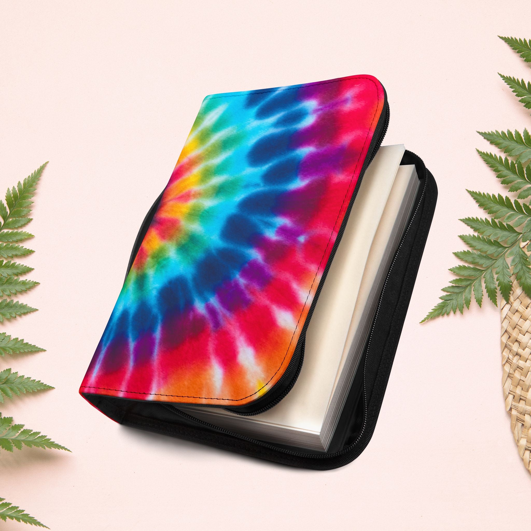Tie Dye Pinwheel Book Cover