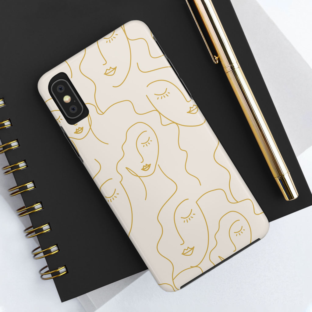 Minimalist Woman Phone Case (Apple & Android)