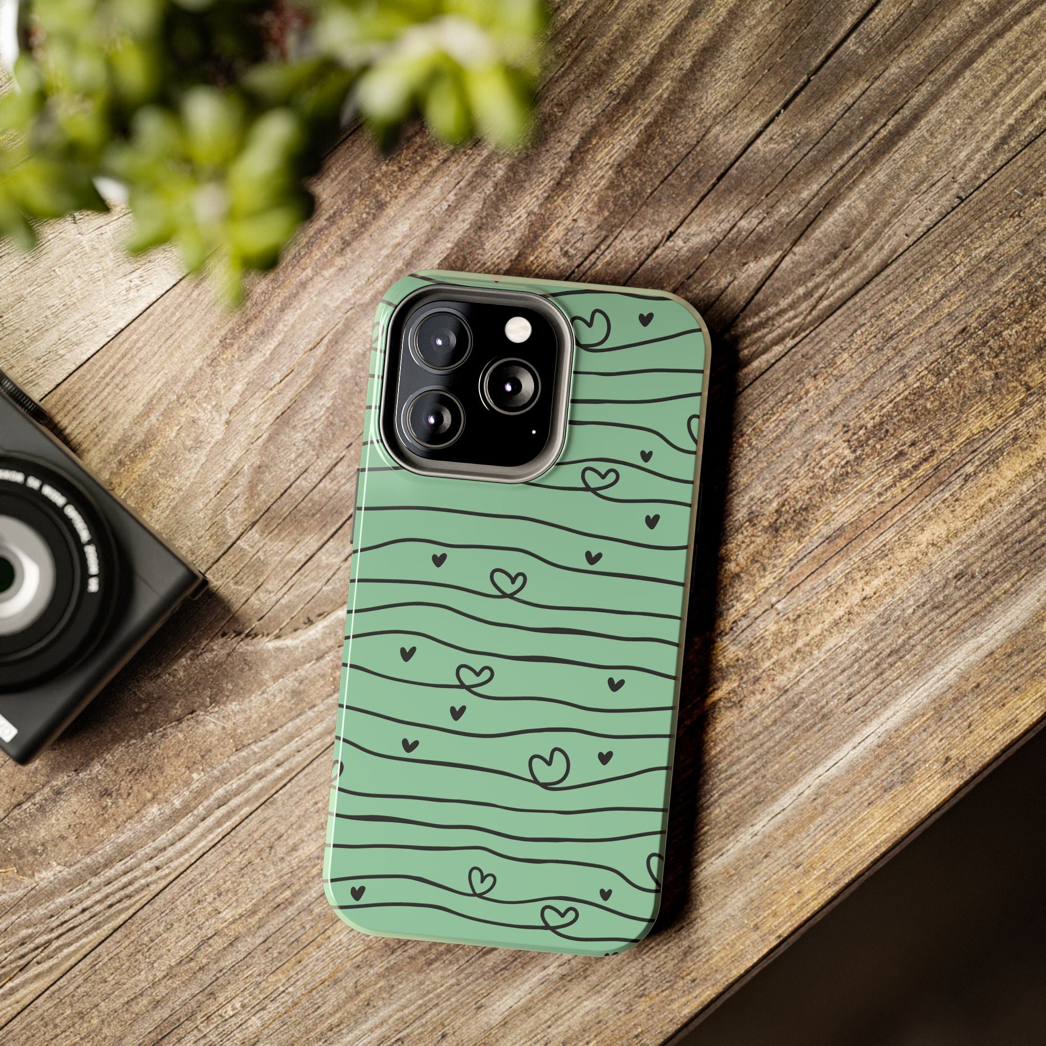Scribble Love Hearts Phone Case (Apple & Android)