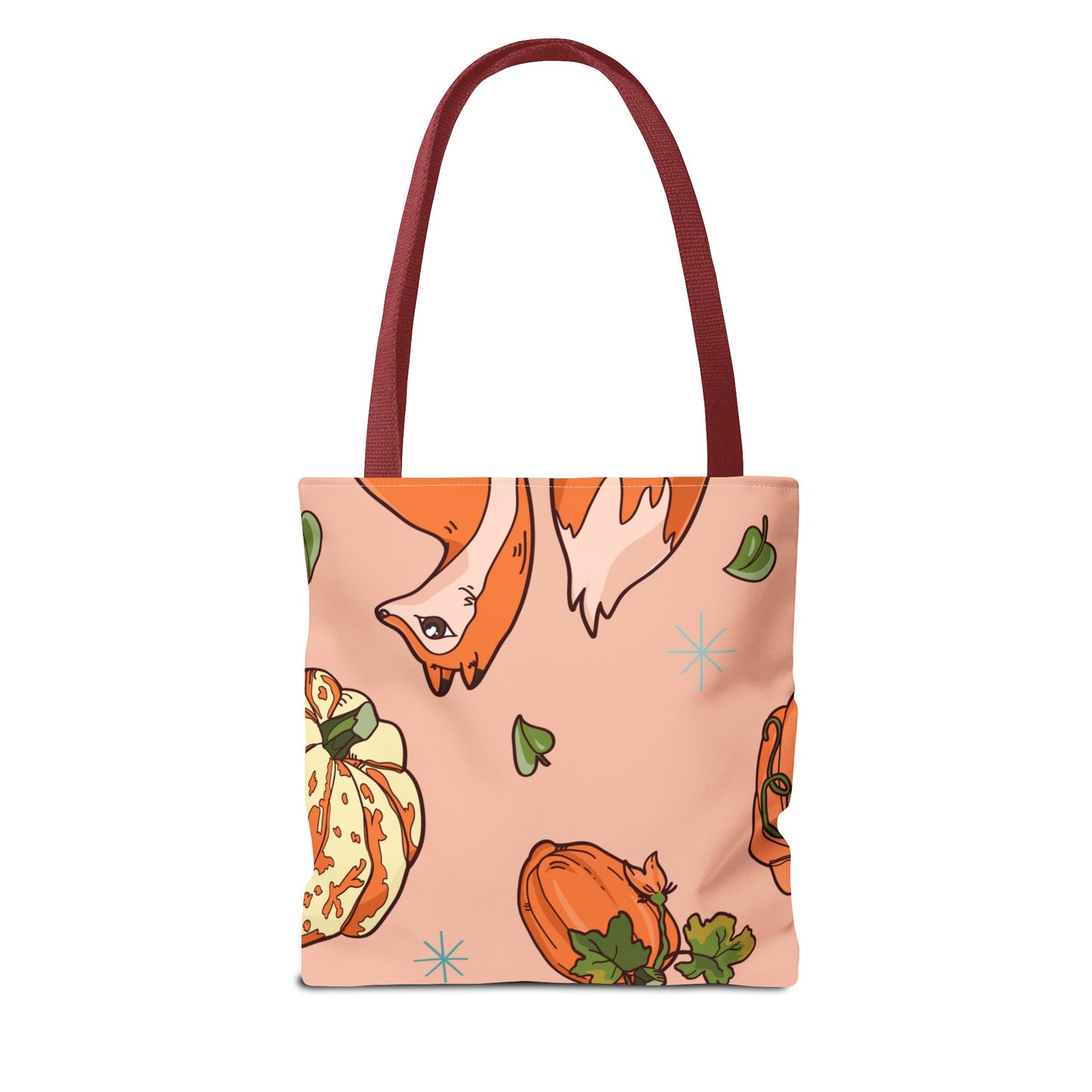 Foxy Pumpkin Patch Tote Bag