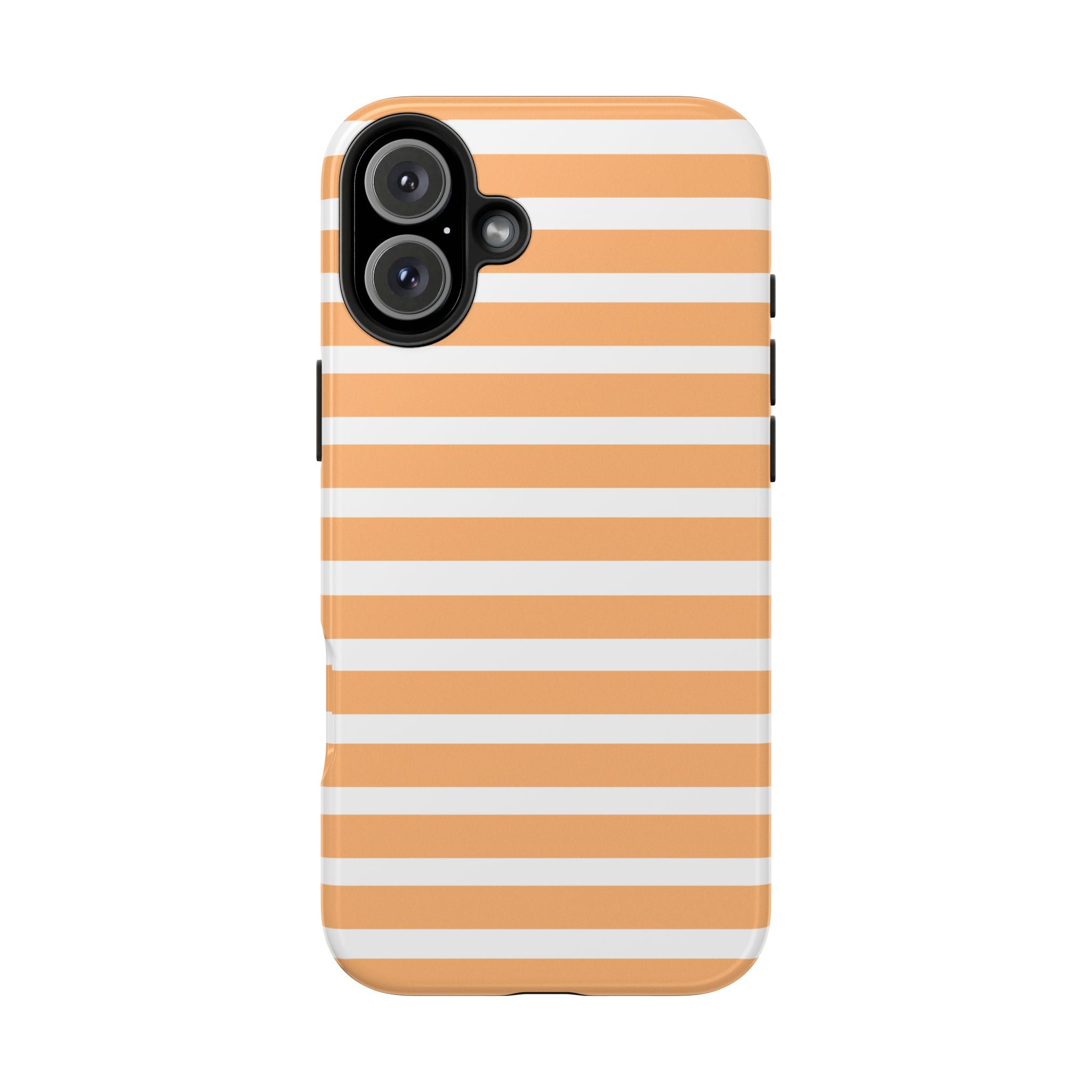 Orange Stripe Lines Phone Case (Apple & Android)