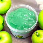 Sour Green Apple Scented Glossy Slime