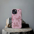 Pretty Pink Bows Phone Case (Apple & Android) - Pink Sweetheart