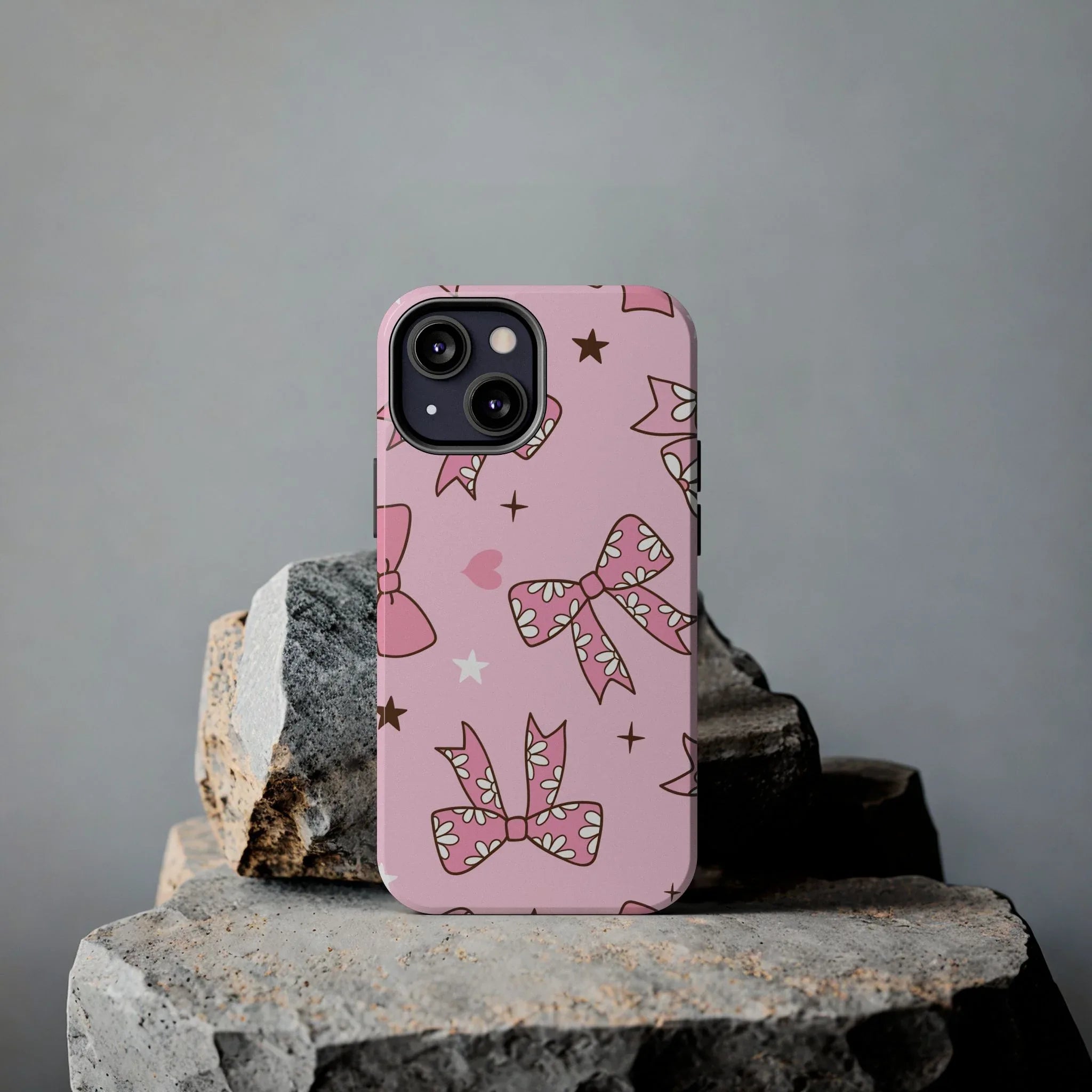 Pretty Pink Bows Phone Case (Apple & Android) - Pink Sweetheart