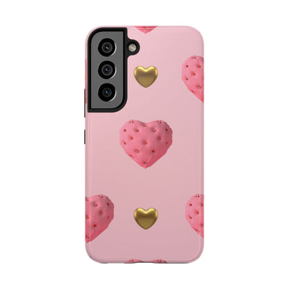 Heart of Gold Pink Phone Case