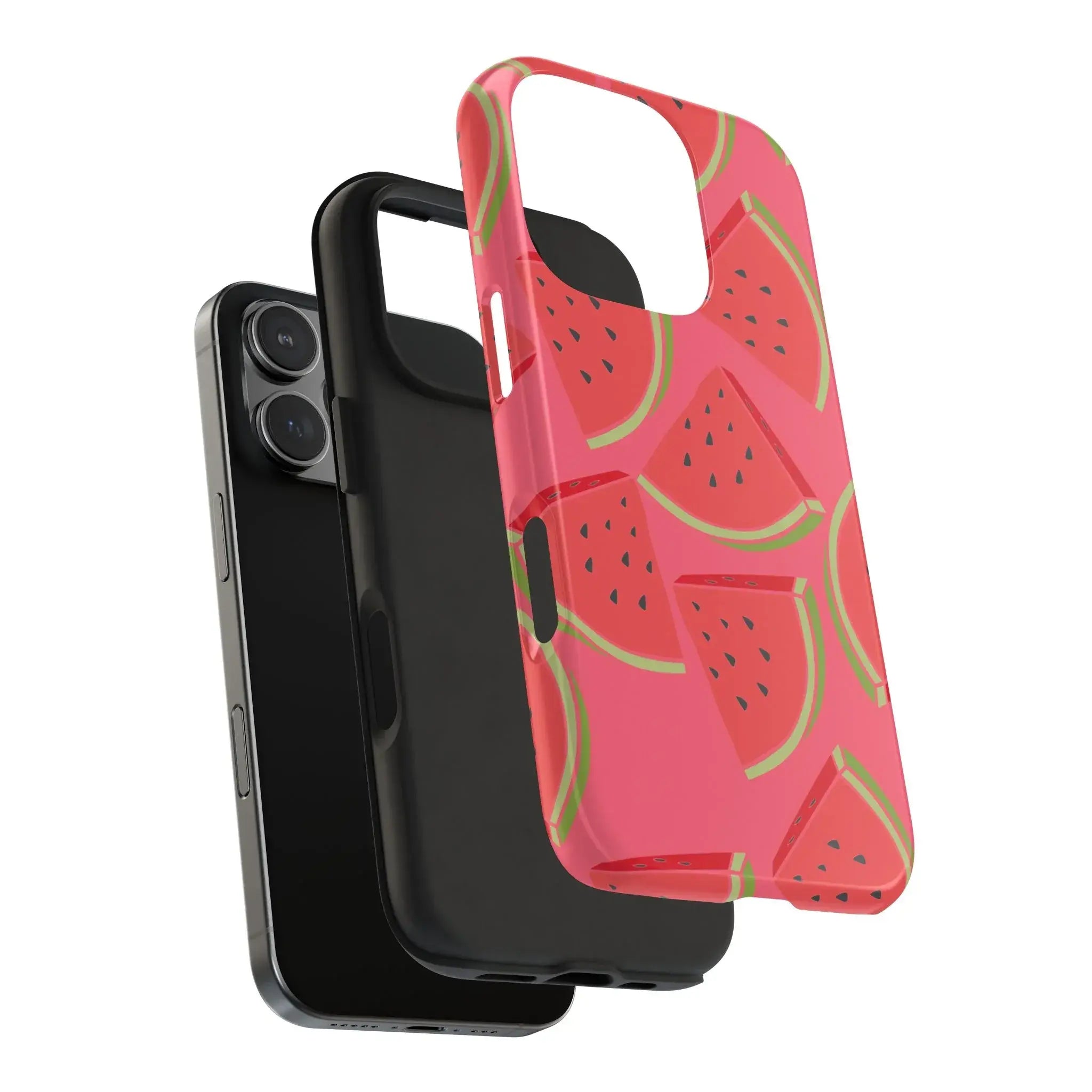 Watermelon Slices Phone Case (Apple & Android) - Pink Sweetheart