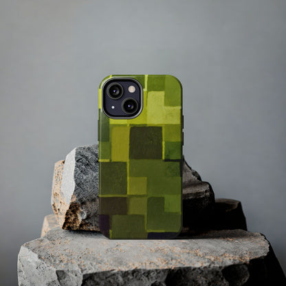 Chartreuse Patchwork Phone Case