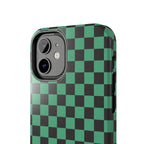 Checkered Kimono Tough Phone Case (Apple & Android) - Pink Sweetheart