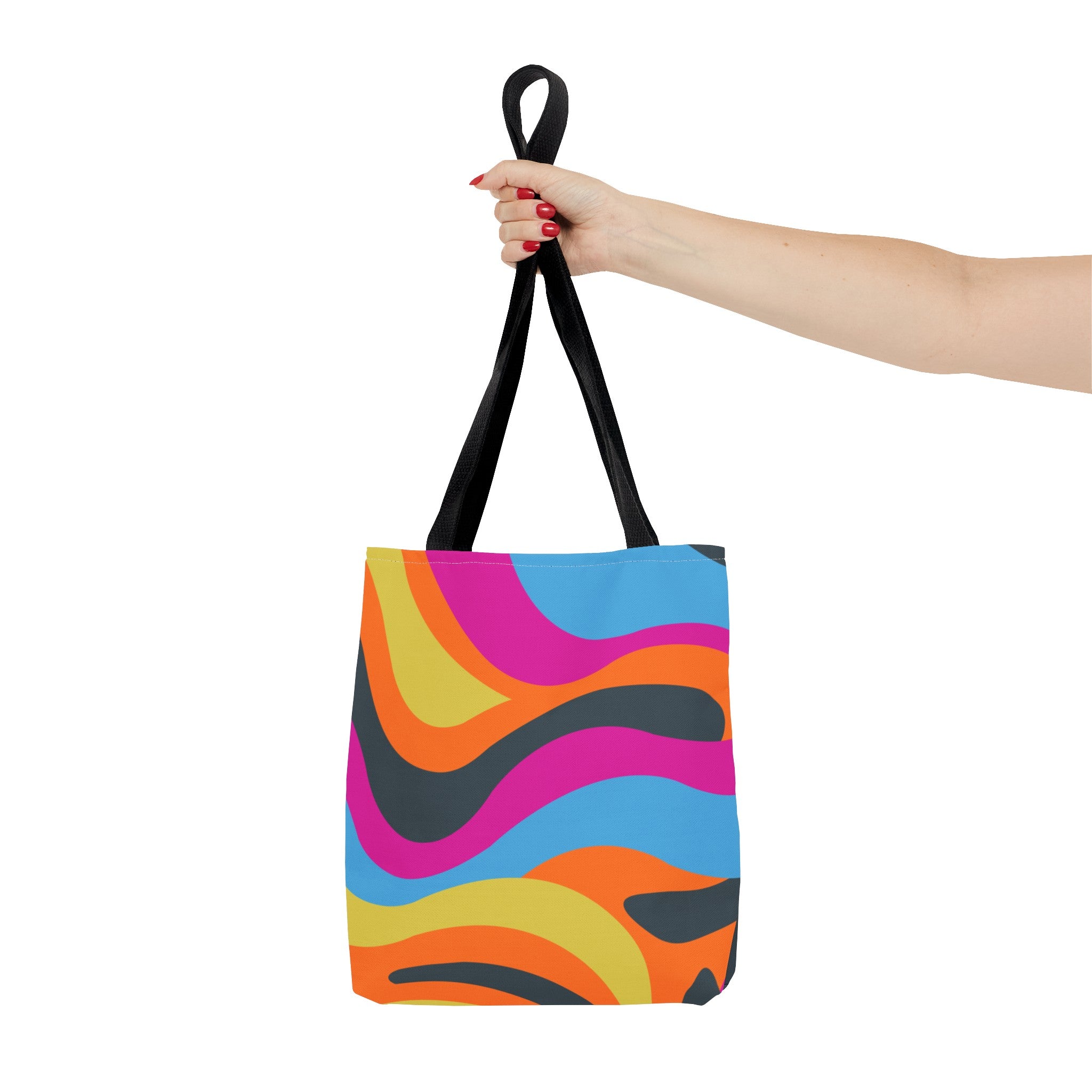 Funky Groove Swirl Tote Bag