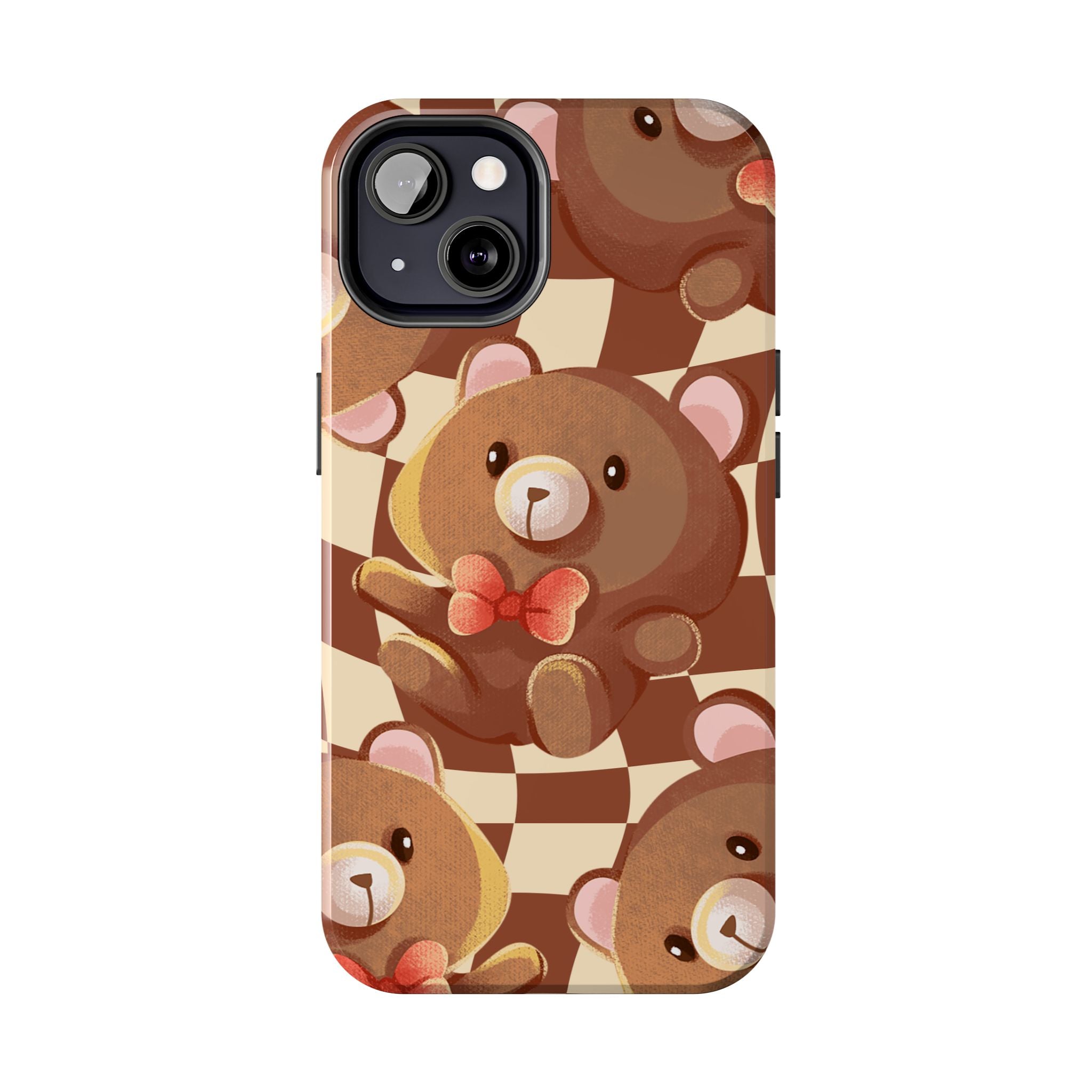 Retro Brown Bear Phone Case (Apple & Android)