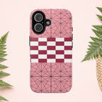 Geometric Kimono Tough Phone Case (Apple & Android) - Pink Sweetheart