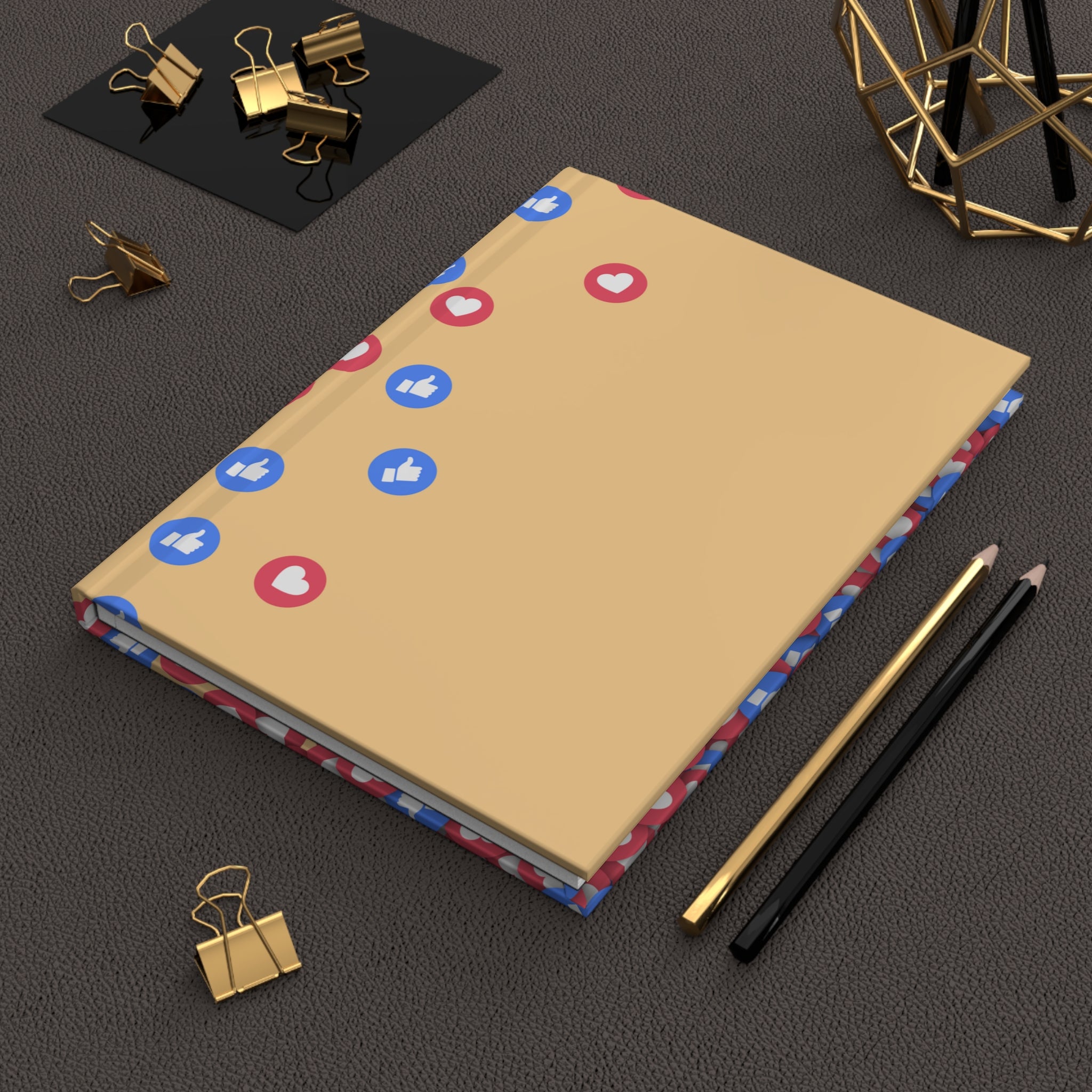 Viral en todas las redes sociales Cuaderno de tapa dura mate