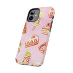 Tasty Pastry Treats Phone Case (Apple & Android) - Pink Sweetheart