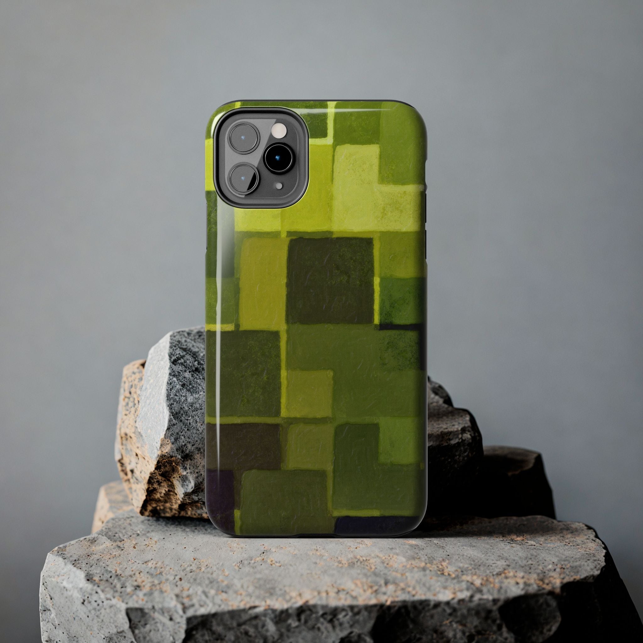 Chartreuse Patchwork Phone Case (Apple & Android)