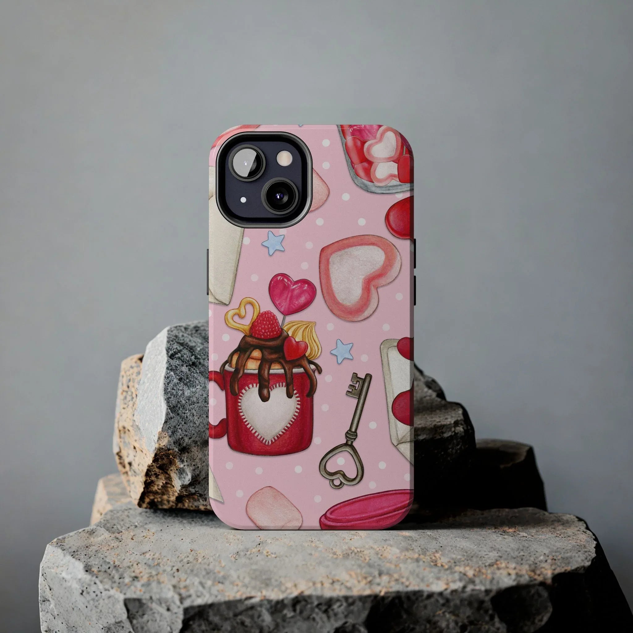 Goodies for My Sweetheart Phone Case (Apple & Android) - Pink Sweetheart