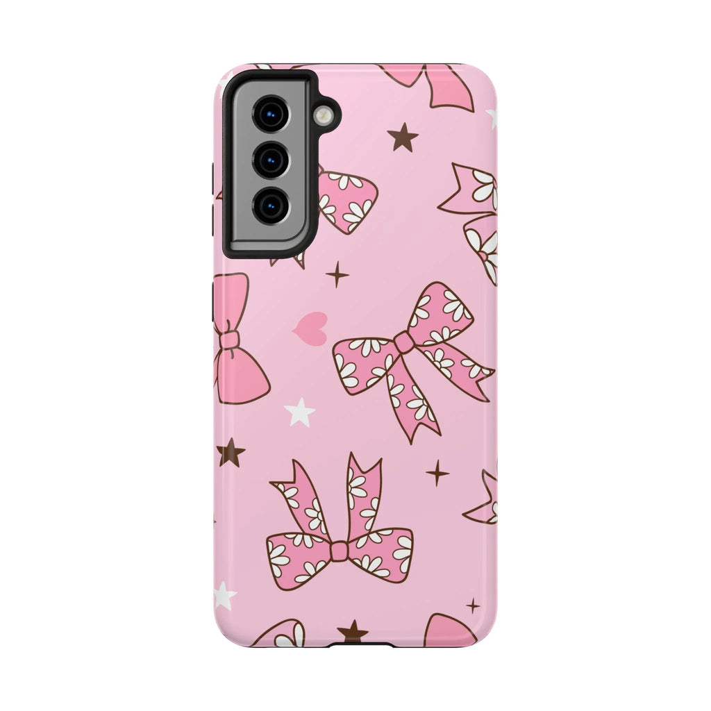 Pretty Pink Bows Phone Case (Apple & Android) - Pink Sweetheart
