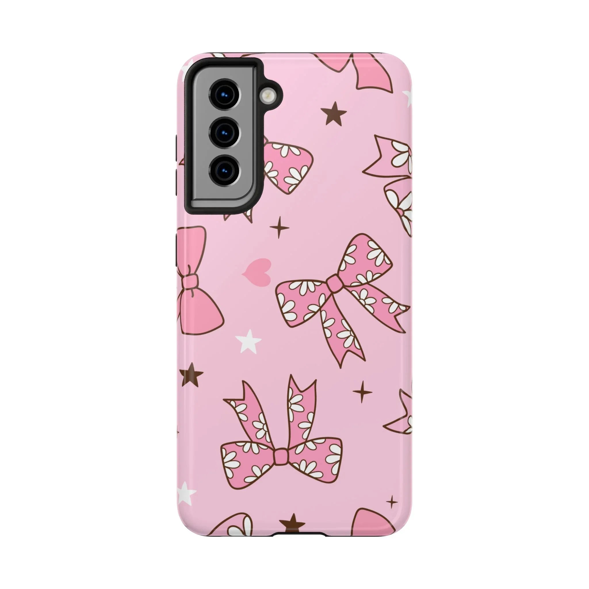 Pretty Pink Bows Phone Case (Apple & Android) - Pink Sweetheart