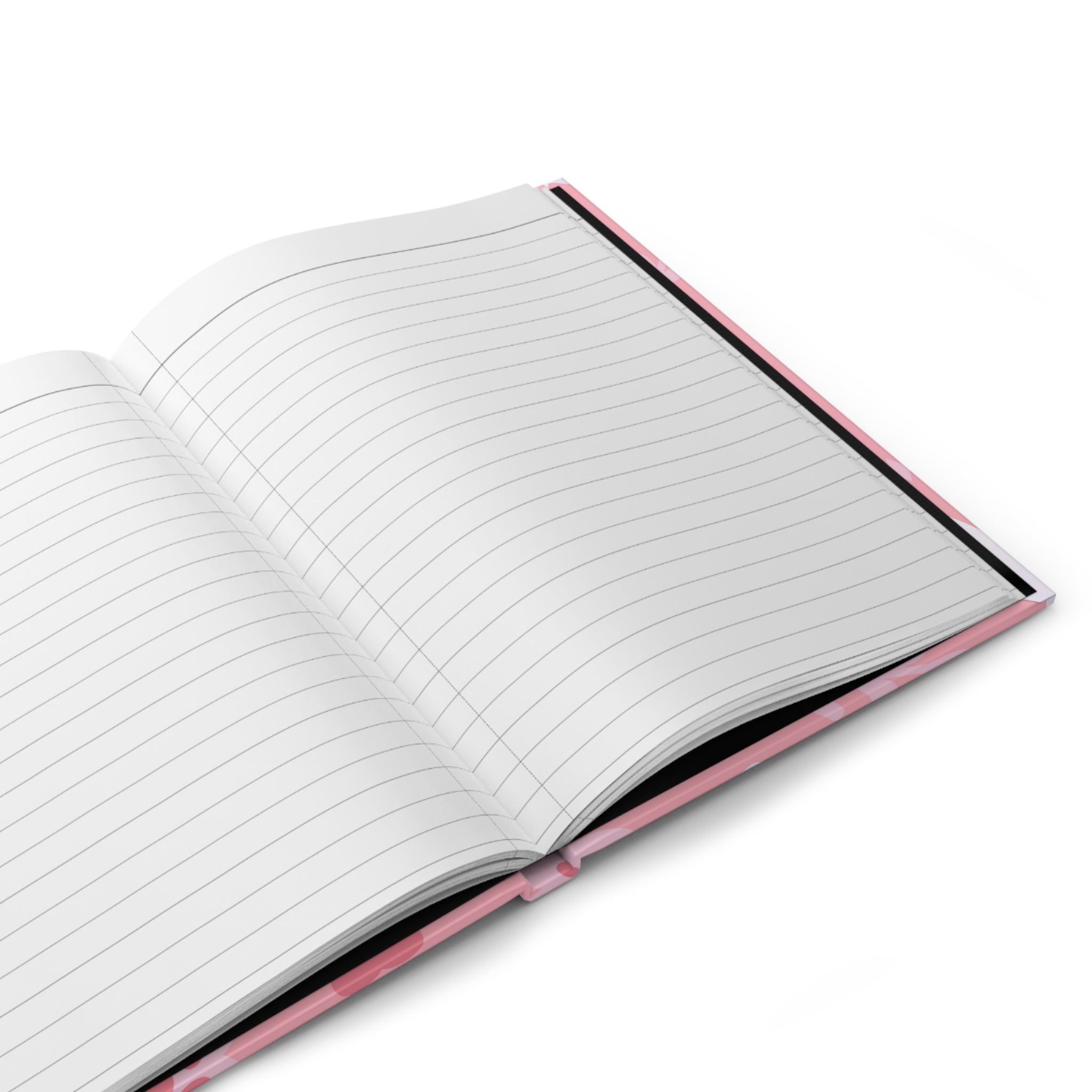 Fantasmas rosados ​​espeluznantes Cuaderno mate de tapa dura