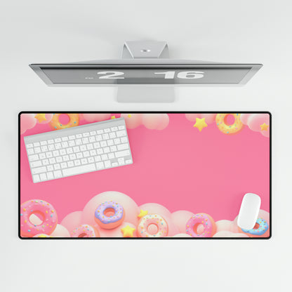 Donut Clouds Desk Mat