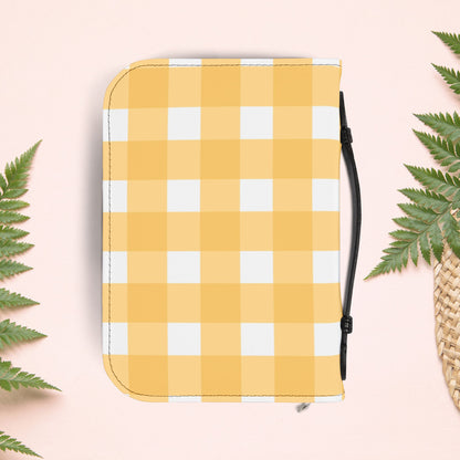 Yellow Sunshine Gingham Book Cover