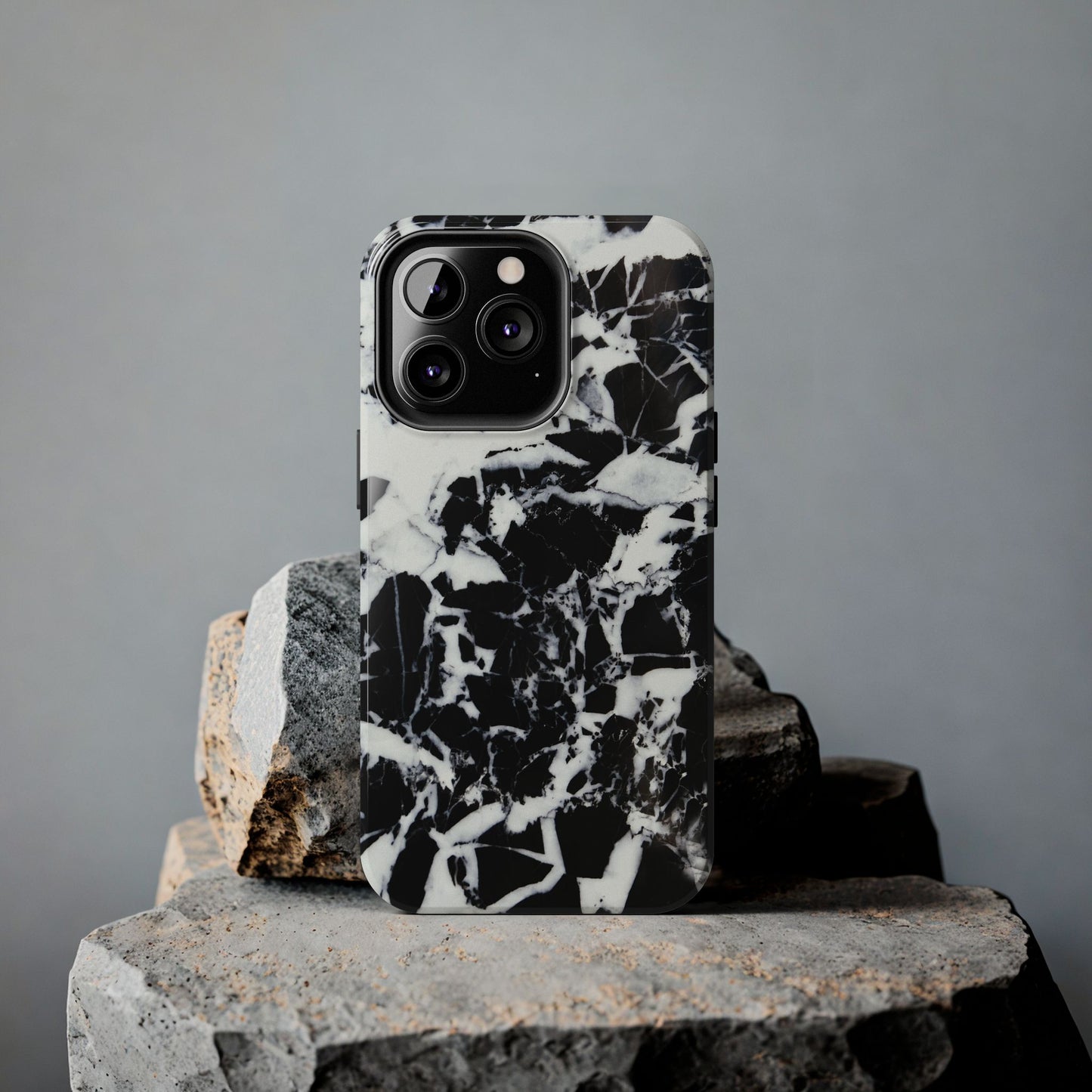 Black & White Shattered Phone Case