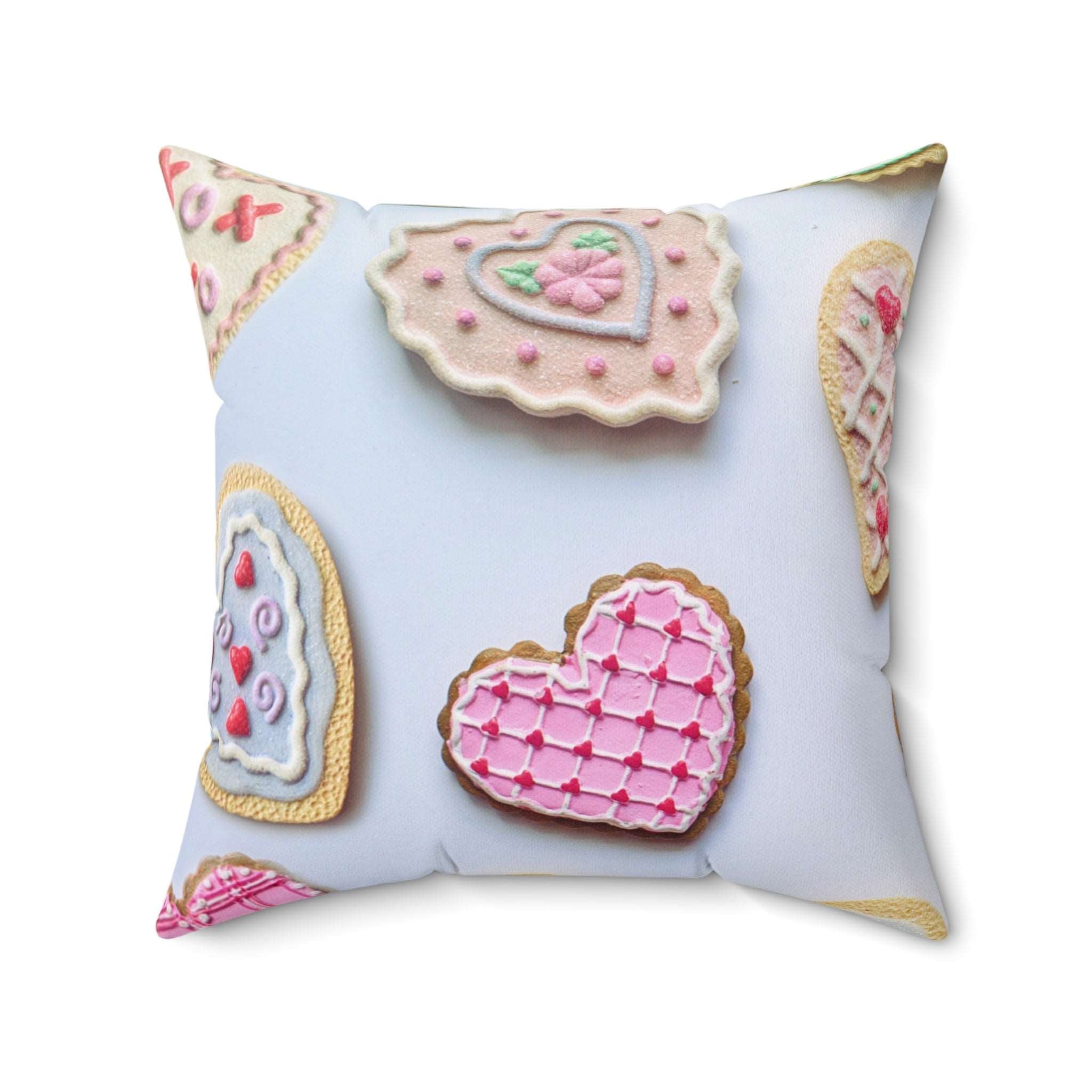 Frosted Sugar Cookies Square Pillow