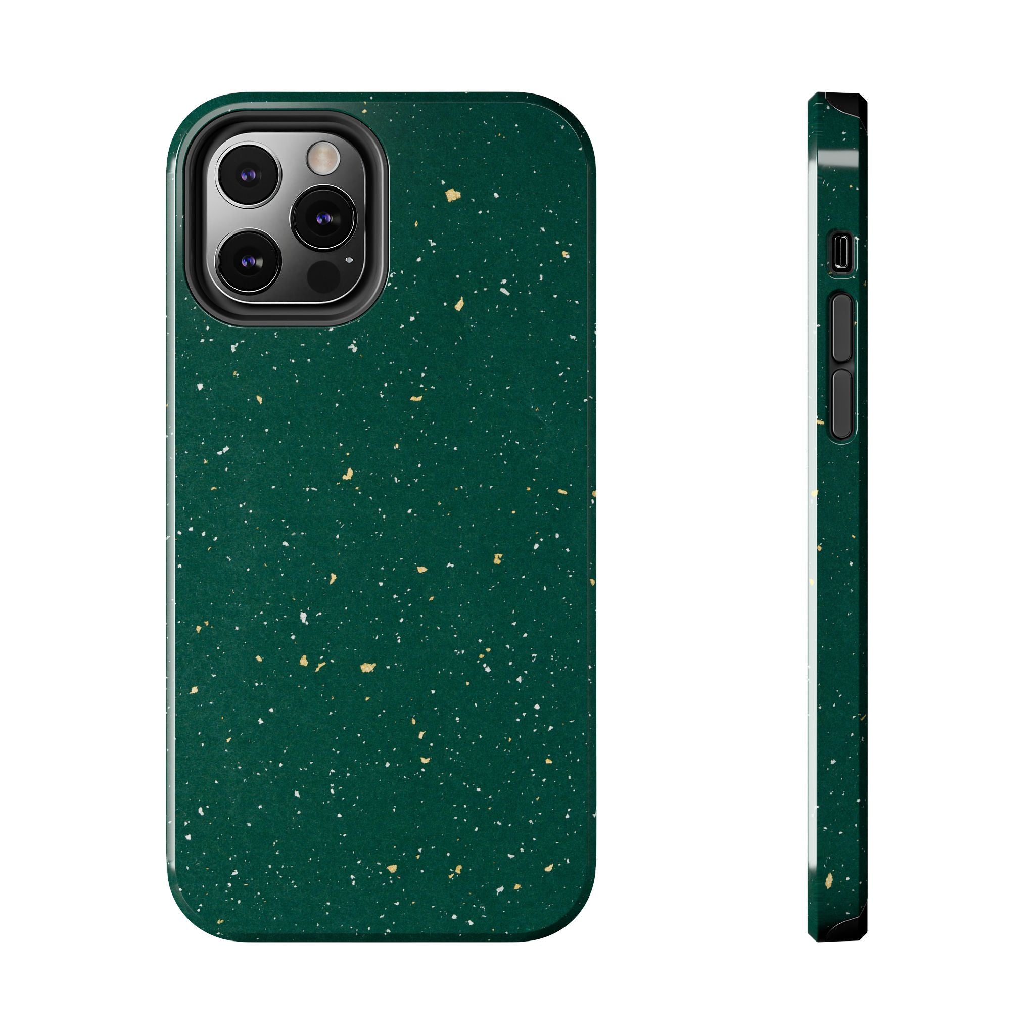 Emerald Gold Flecked Phone Case (Apple & Android)