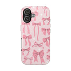 Pink Bow Ribbons Phone Case (Apple & Android) - Pink Sweetheart
