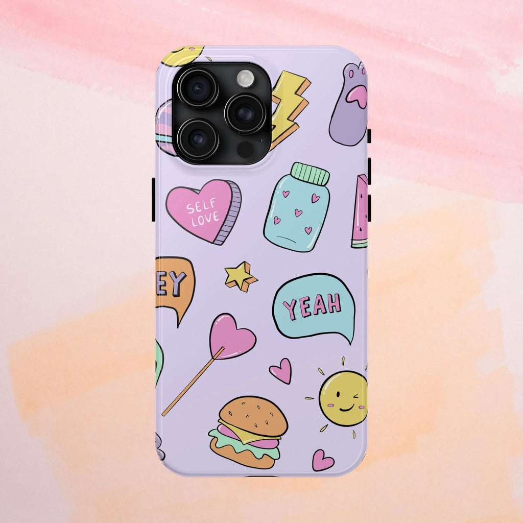 Kawaii Cute Collection Phone Case (Apple & Android) - Pink Sweetheart
