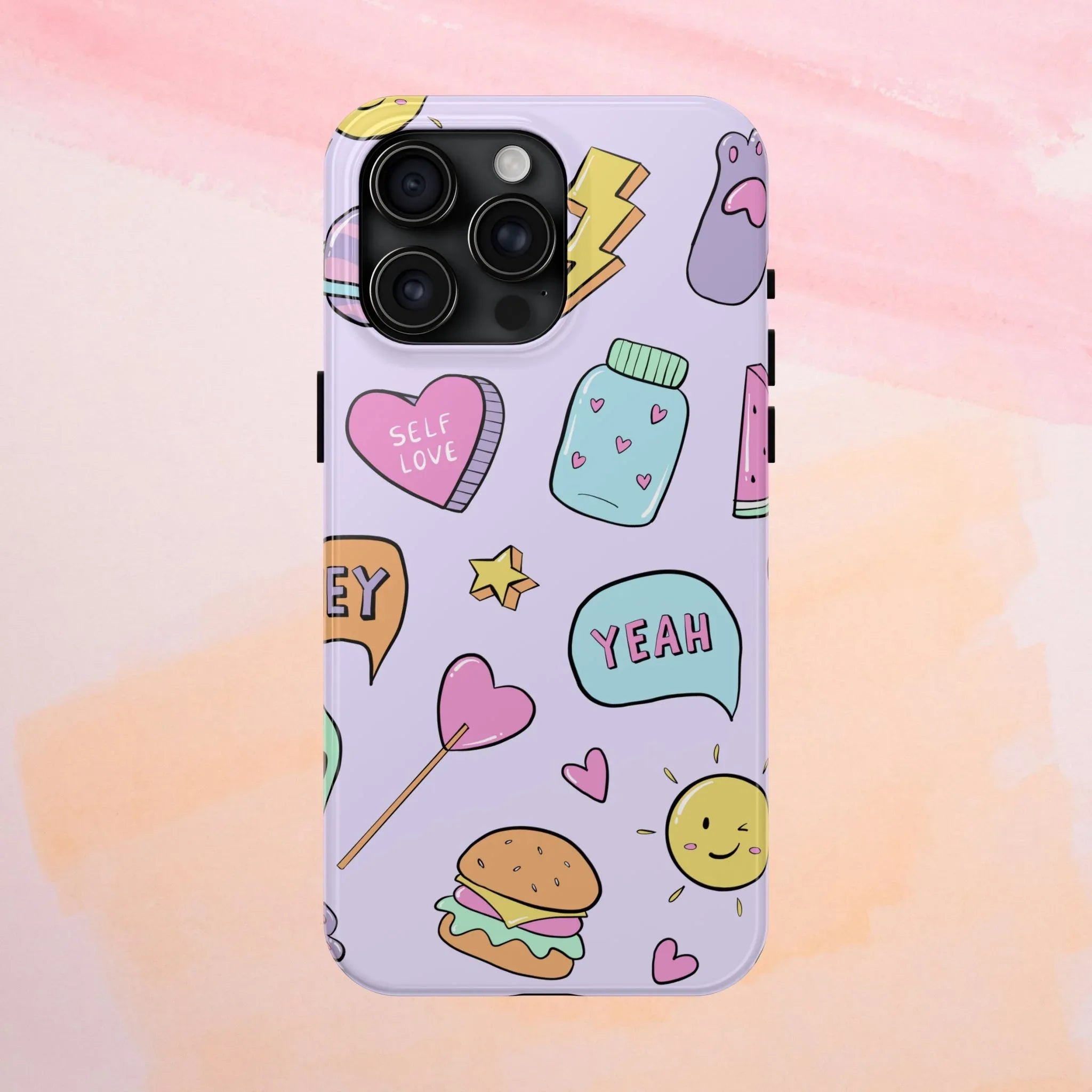 Kawaii Cute Collection Phone Case (Apple & Android) - Pink Sweetheart