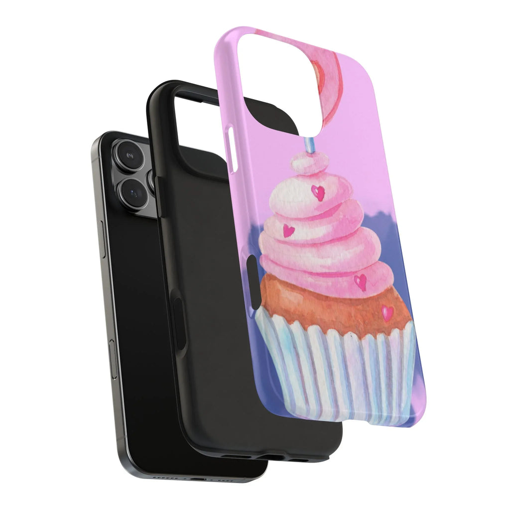 Cutie Cupcake Phone Case (Apple & Android) - Pink Sweetheart
