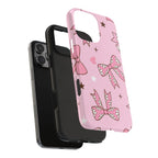Pretty Pink Bows Phone Case (Apple & Android) - Pink Sweetheart