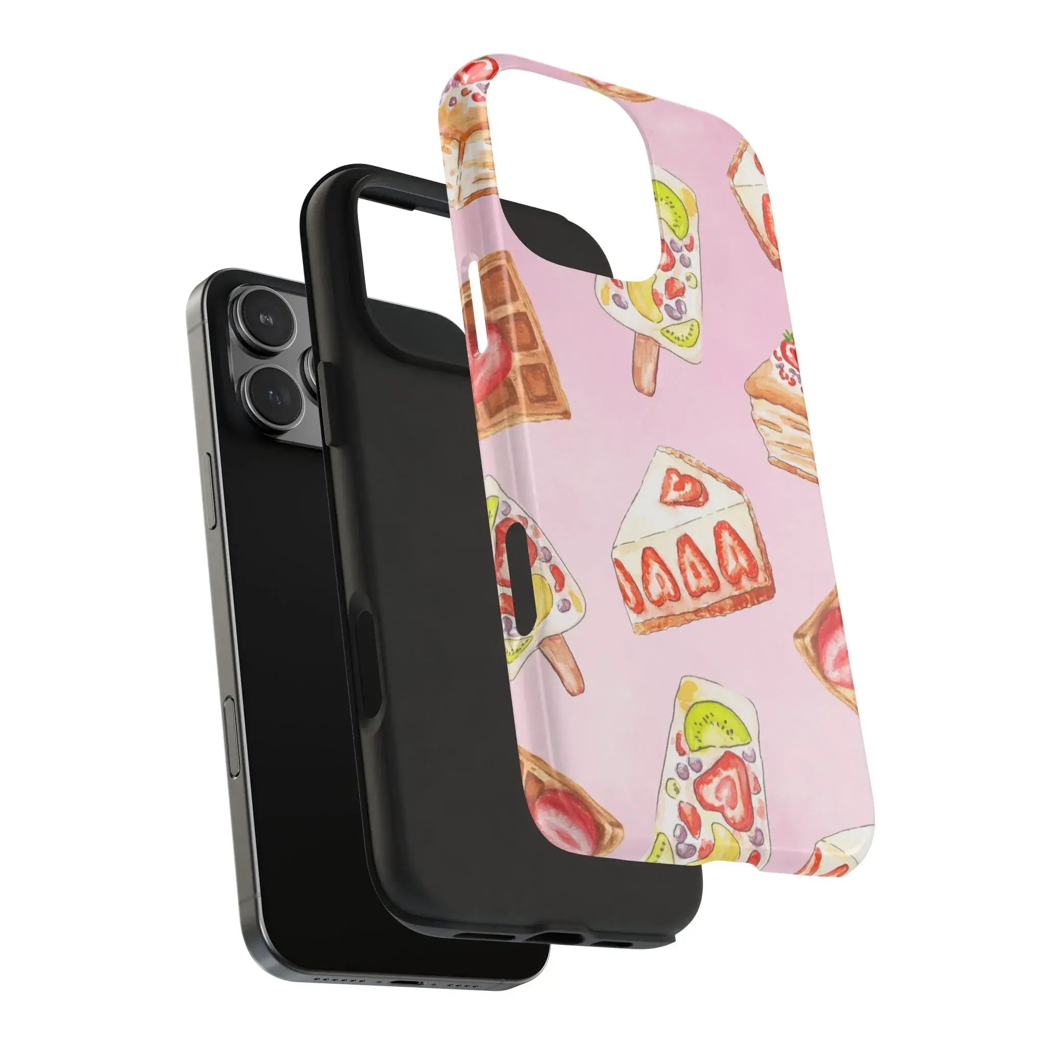 Tasty Pastry Treats Phone Case (Apple & Android) - Pink Sweetheart