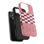Geometric Kimono Tough Phone Case (Apple & Android) - Pink Sweetheart