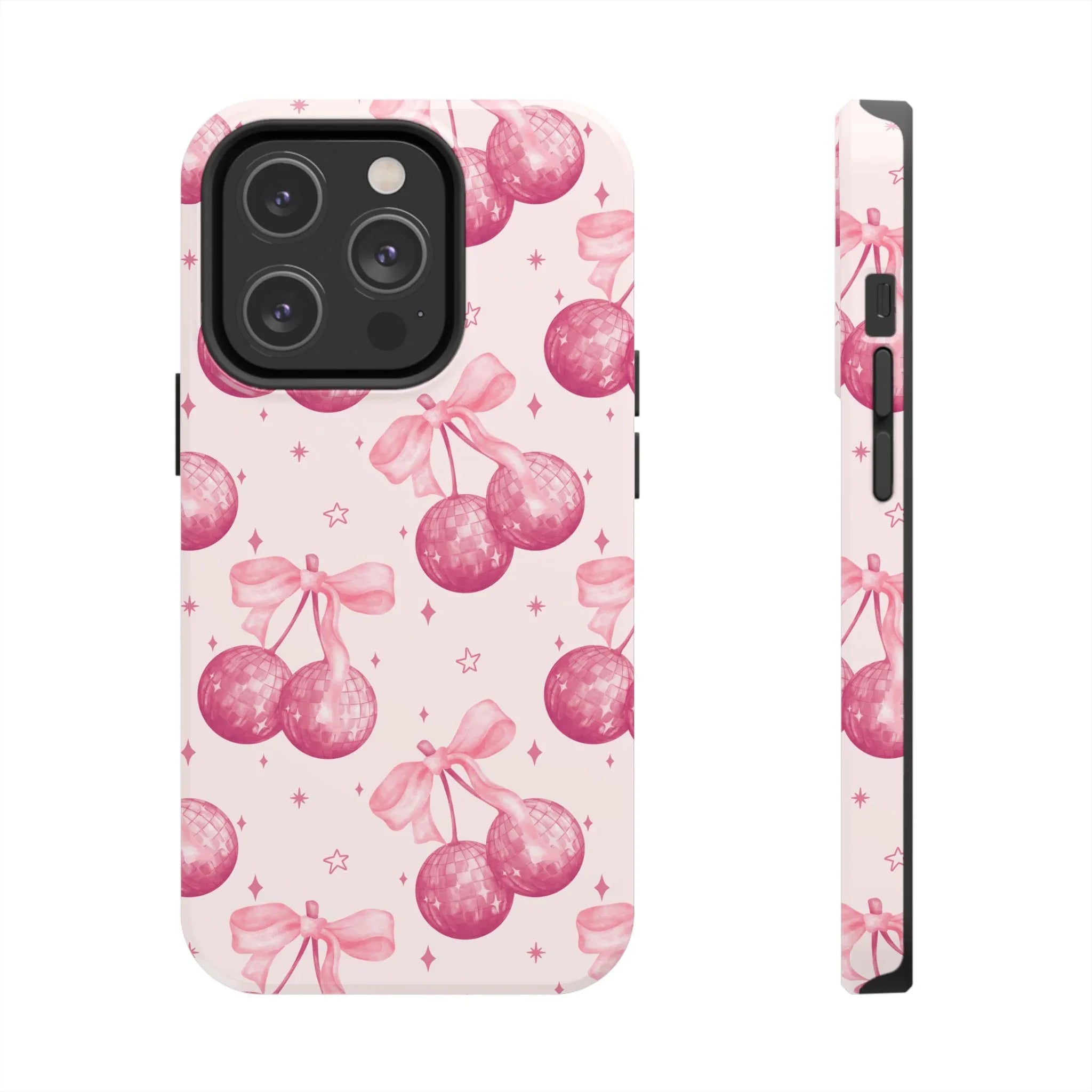 Disco Cherries Phone Case (Apple & Android) - Pink Sweetheart