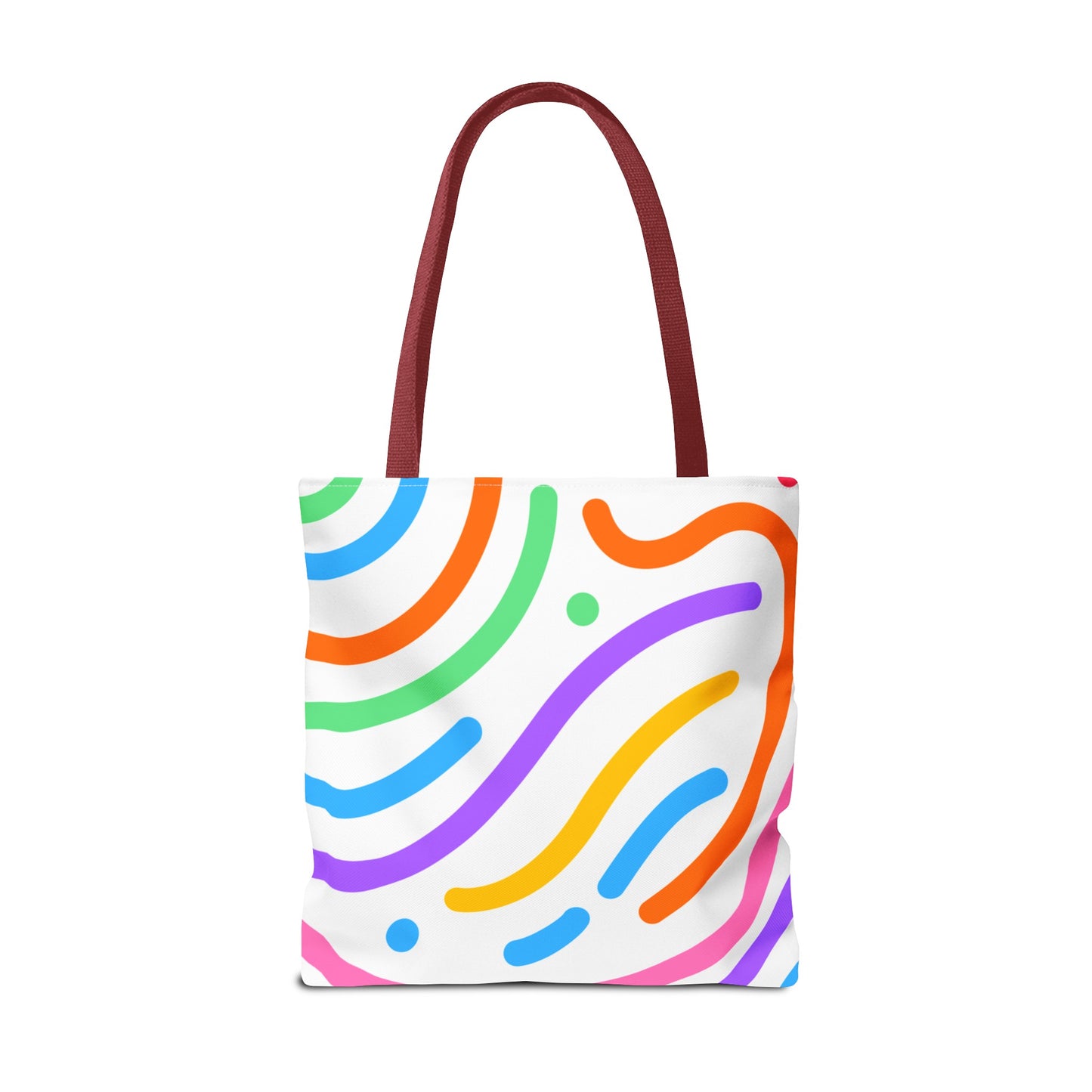 Colorful Doodle Swirl Tote Bag