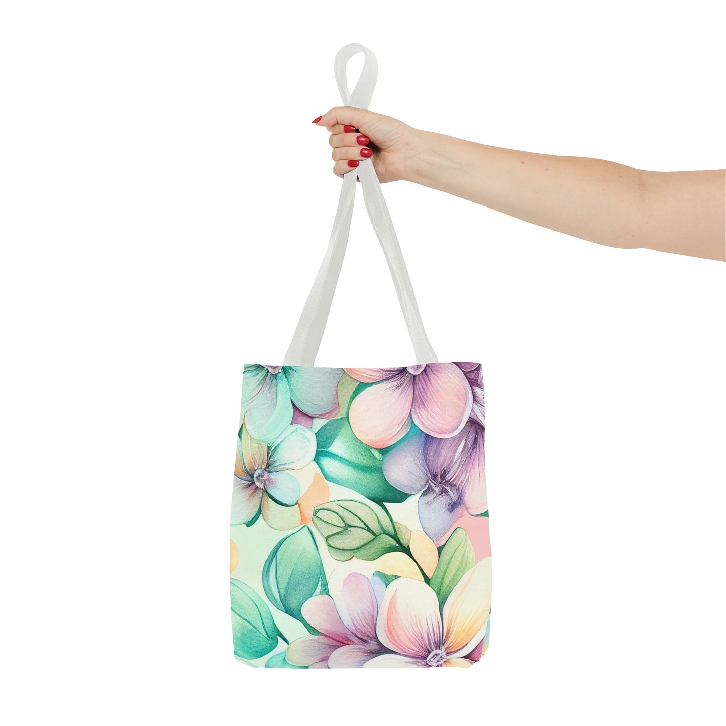 Lush Pastel Florals Tote Bag