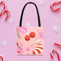 Cute Christmas Tote Bag - Pink Sweetheart