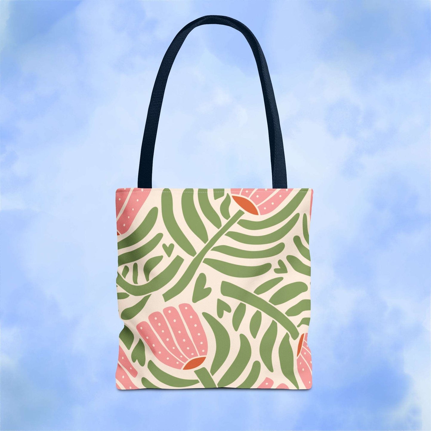 70s Retro Botanicals Tote Bag